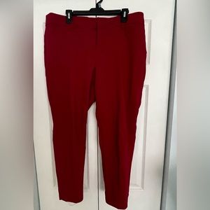 Red pants these pants beautiful color !